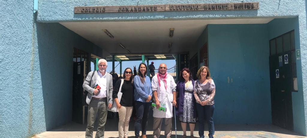 Visita a escuela Cdte. Eleuterio Ramírez Molina