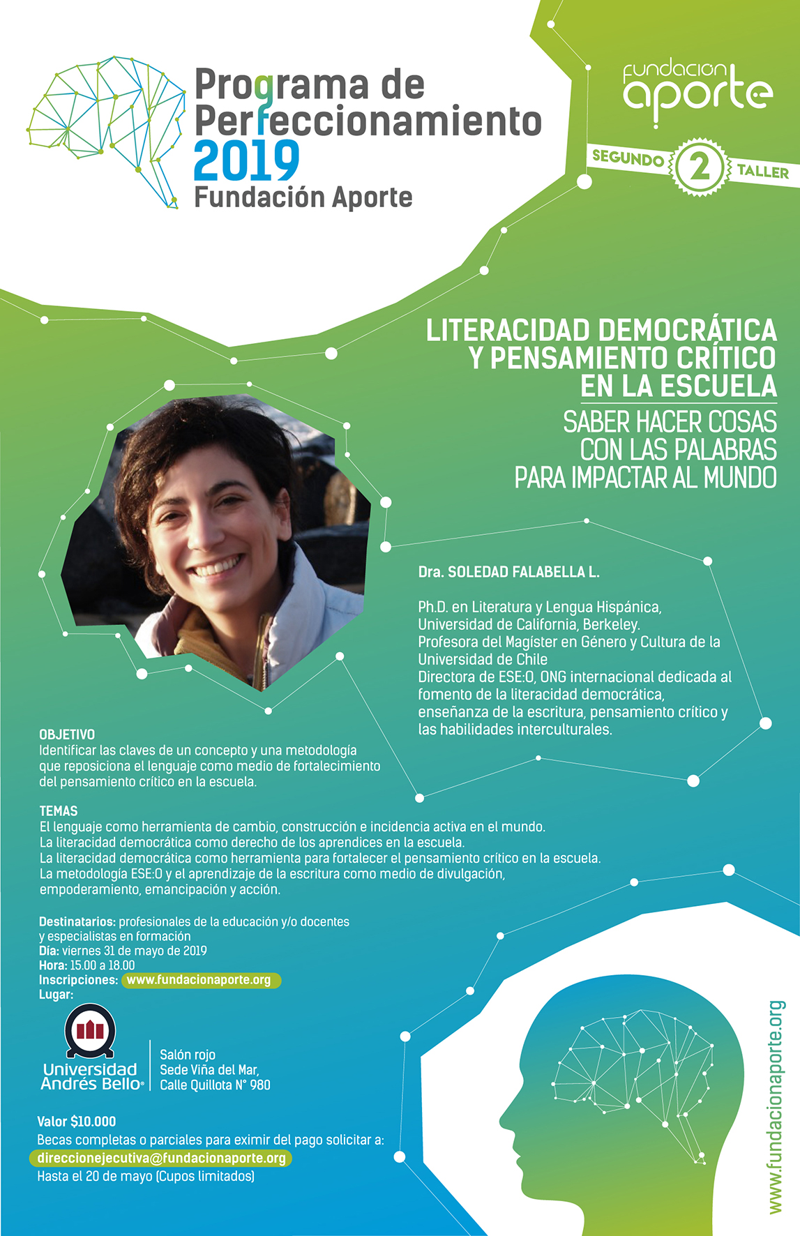 Programa de Perfeccionamiento 2019 – 2° Taller