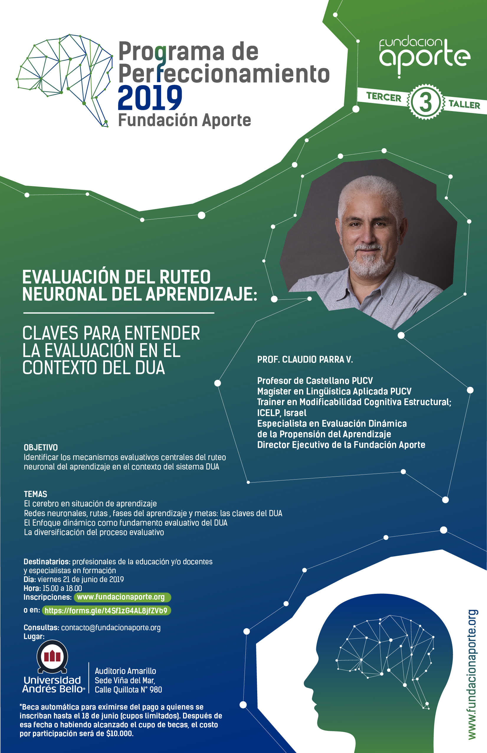 TERCER TALLER DEL PROGRAMA DE PERFECCIONAMIENTO DE LA FUNDACIÓN APORTE